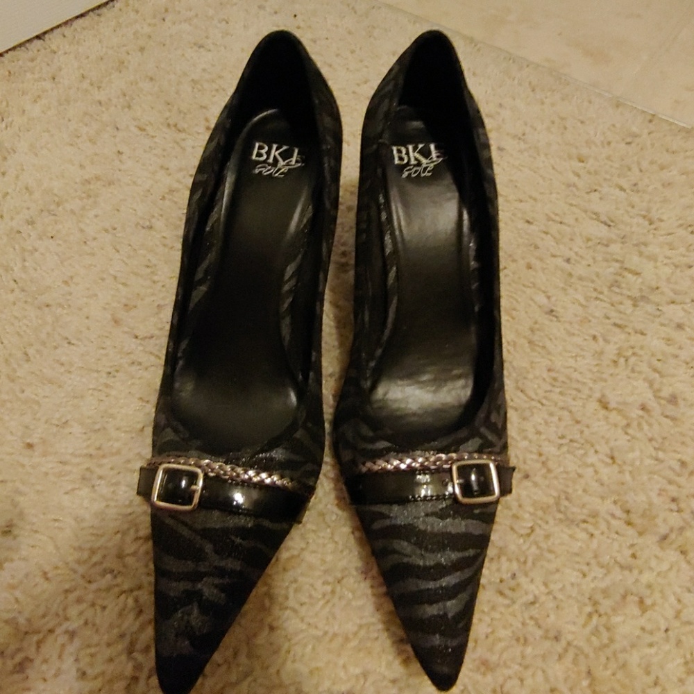 Bke animal print heels